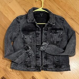 Simply Vera Wang Black Denim Jacket